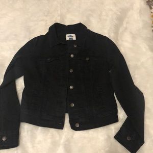Old Navy black denim jacket